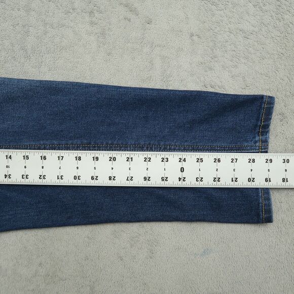 Seven7 Jeans Women's Size 12 Blue High-Rise 90's Straight Denim 29" Inseam NWT - Picture 4 of 16